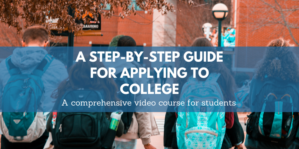 Guide for Applying to College Moon prep online course