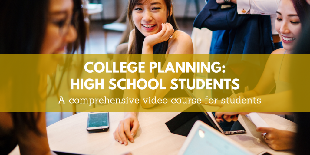 College Planning: High School Students Moon Prep online course